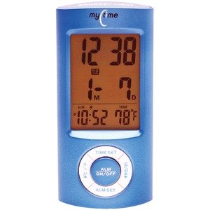 EQUITY 70901 PORTABLE LCD ALARM CLOCK-EQY70901