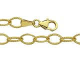 14k Yellow Gold Charm Bracelet, 7.5