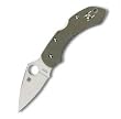 Spyderco Dragonfly G-10 Plain Edge Knife, Foliage Green Spyderco Dragonfly G-10 Plain Edge Knife, Foliage Green