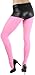 ToBeInStyle Women's Opaque Tights - NEON PINK
