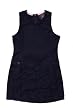 U.S. Polo School Uniform Girls 7-16 Twill Jumper with Pleated Bottom