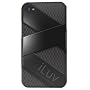 iLuv FUSION Dual Layer Blended Case for iPhone 4 (Black)