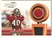 2002 Playoff Piece of the Game Materials #41J Mike Alstott - Tampa Bay Buccaneers (Piece of Authentic Game-Worn Jersey ) (Football Cards)