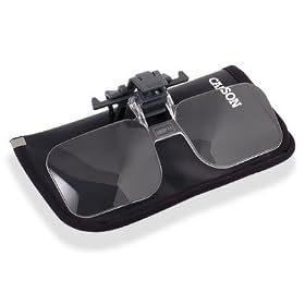 Carson Clip & Flip 1.5X Clip-On Flip-Up Magnifying Lenses for Eyeglasses - Carson CF-10