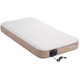 Click here to buy Coleman Twin Pillow-Top Airbed with Built-In Pump by Coleman.