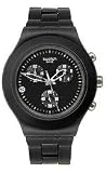 Swatch Full-Blooded Smoky Black Chrono Men's watch #SVCF4000AG