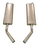 1956-62 Corvette Welded Oval Mufflers C1 57 58 59 60 61
