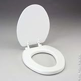 Sanderson Plumbing #3000EWB-WHT Elongated White Toilet Seat