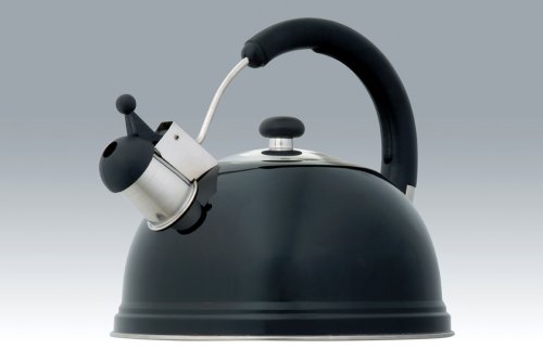 Cobra 2.7 Qt S/S Whistling Tea Kettle- Black