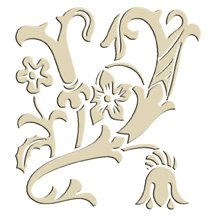 Monogram Embroidered Guest Towel - Y - 1 Hand Towel