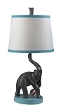 Sterling Industries 112-1108 Kids Collection Eliza Elephant Table Lamp with Fabric Shade