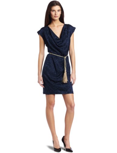 Trina Turk Women's Mambo Dress, Navy, 6