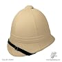 Britsh-Style Pith Helmet Khaki One-Size-Fits-Most