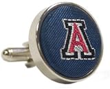 Arizona Cufflinks University of Arizona Blue Cufflinks with A Logo