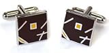 Brown Jazz Cufflinks by Tyler and Tyler