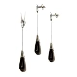 .925 Sterling Silver and Certified Cherry Amber Drop Chain Pendant on Italian Sterling Silver Rolo Chain 18 + Earrings Jewelry Set