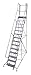 Cotterman 1X19R3248A3E30B4W4C1P2 - Rolling Ladder Steel 232In. H. Gray