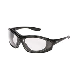 Uvex Seismic Safety Eyewear, Clear lens, Dual antifog/antiscratch coating