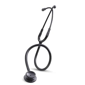 3M Littmann 2218BE Classic II S.E. Stethoscope, Black Edition, 28 inch