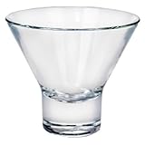 Global Amici Italian Stemless Martini Glass, 5-Ounce, Set of 6