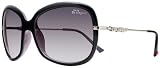 Betsey Johnson Women's Oversize Square Frame Sunglasses with Baby Beads