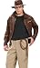 Search : Mens Adult Costumes Licensed Indiana Jones Movie Raiders Adventurer Costume Theme Party Outfit