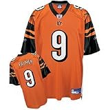 Carson Palmer Cincinnati Bengals #9 Replica Reebok NFL Football Jersey (Alternate Orange)