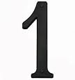 Baldwin 90671.112.CD Solid Brass House Number 1, Venetian Bronze