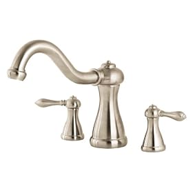Pfister 806M0BK Marielle Double-Handle Roman Tub Faucet, Brushed Nickel