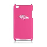 NFL Baltimore Ravens Varsity Jacket Hardshell Case for iPod Touch 4G, Pink, 4.4x2.4-Inch