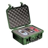 Pelican Products 1400 Case, OD Green, with Foam