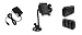 3in1 Home Wall House Charger+Leather Case Belt Clip+Windshield Car Holder Bundle For LG GU292 GU295,