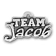 Sterling Silver Team Jacob Twilight Charm