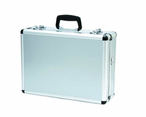 T.Z. Case International Pro-Tech 4-8 Pistol Promo Case, Silver, 18-Inch On Sale