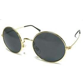 【クリックで詳細表示】(セレンディップス)sdps スタンダード 丸メガネ サングラス Gold/black