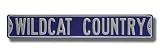 KANSAS STATE WILDCATS WILDCAT COUNTRY AUTHENTIC METAL STREET SIGN (6 X 36)