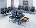 Reception / Waiting Room Leather Chair and Table Set