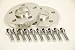 WheelMate (47115P) Hub Centric Wheel Spacers - 5 on 120 (BMW) 10mmThick 72.62mm Center Bore