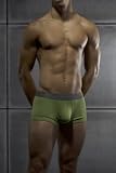 C-in2 Fall 07 Pop Color Low No Show Army Boxer Brief with Sling Support - Green