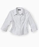 BCX Girls Striped Button-Down Shirt