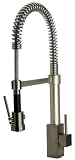 La Toscana 84PW557 Dax Pre-Rinse Kitchen Faucet, Brushed Nickel