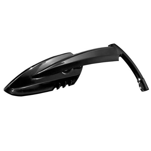 Kuryakyn 1761 Black Windshield Mount Scythe Mirror On Sale