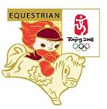 Beijing 2008 Olympics Huanhuan Equestrian Pin