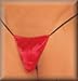 Solid G-String Pouch. One Size in Assorted Colors. One Pouch per Unit.