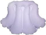 Spa Sister Luxury Inflatable Terrry Bath Pillow Bath Pillows