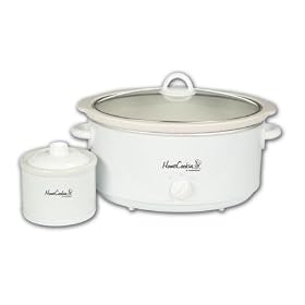 6.5 qt Oval Slow Cooker with bonus mini cooker and 'Keep Warm' by WeatherWorks