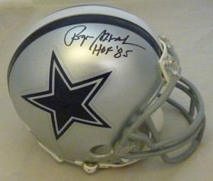 Roger Staubach Autographed Dallas Cowboys Mini Helmet