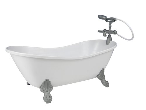 18 Inch Doll Bathtub with Shower Made by Sophia s, Fits American Girl Doll Furniture, Plush Animals & More! 18 Inch Doll Furniture Bathtub