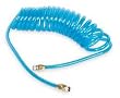 Speedaire 1VEJ9 Coiled Air Hose, 1/4 In ID x 15 Ft, Poly