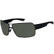 Fox Racing The Meeting Adult Casual Sunglasses w/ Free B&F Heart Sticker Bundle - Polished Black/Dark Grey